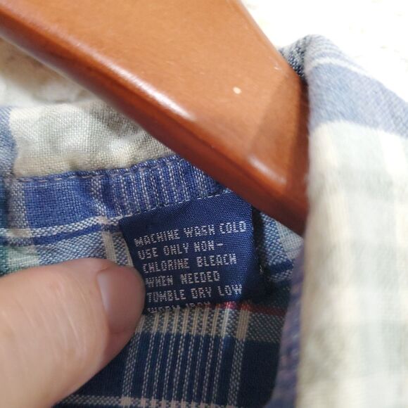 VAN HEUSEN Heavy weight cotton short sleeves southwest style XL Made in India - Picture 8 of 16